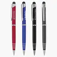 Valumark Alliance Aluminum Ballpoint Pen with Stylus