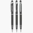 Valumark Alliance Aluminum Ballpoint Pen with Stylus — view 5