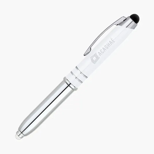 Legacy Aluminum Ballpoint Pen with Stylus and LED Light — view 10
