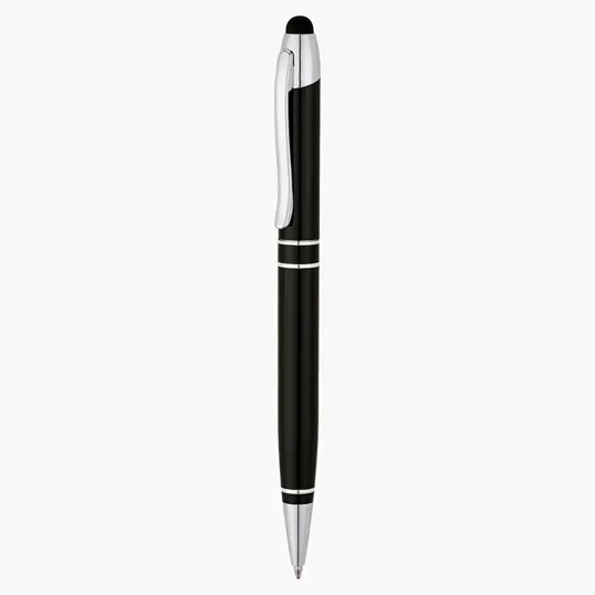 Impact Aluminum Ballpoint Pen with Capacitive Stylus — view 4
