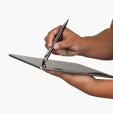 Impact Aluminum Ballpoint Pen with Capacitive Stylus — view 10