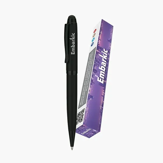 Zest Brass Ballpoint Pen with Capacitive Stylus