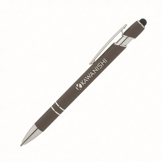 Denton Soft-Touch Aluminum Ballpoint Pen with Stylus — view 10