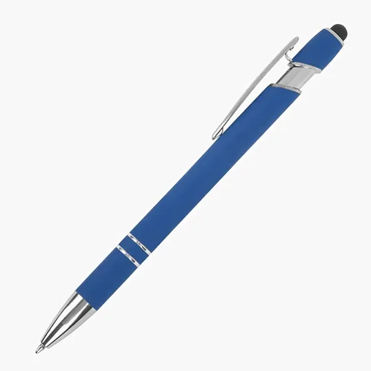 Denton Soft-Touch Aluminum Ballpoint Pen with Stylus — view 7
