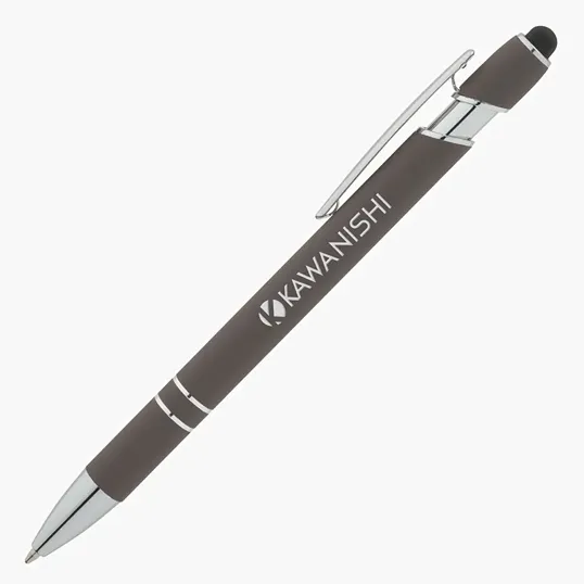 Denton Soft-Touch Aluminum Ballpoint Pen with Stylus — view 9