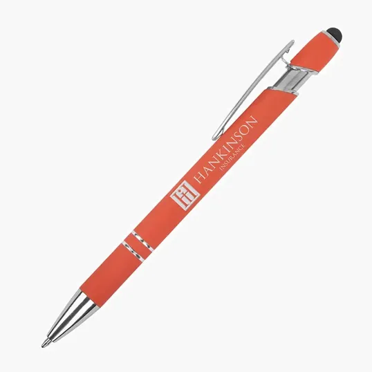Denton Soft-Touch Aluminum Ballpoint Pen with Stylus — view 11