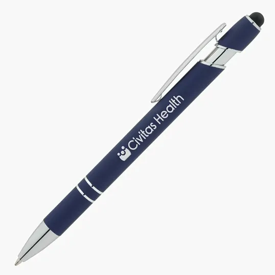 Denton Soft-Touch Aluminum Ballpoint Pen with Stylus — view 14