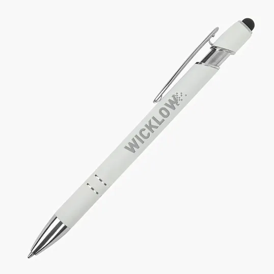 Denton Soft-Touch Aluminum Ballpoint Pen with Stylus — view 16