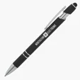 Denton Soft-Touch Aluminum Ballpoint Pen with Stylus — view 2