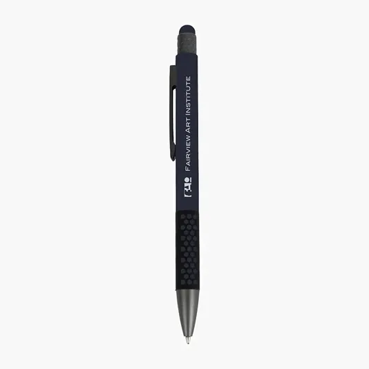 Carnaby Plunge-Action Aluminum Ballpoint Pen with Stylus — view 5