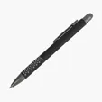 Carnaby Plunge-Action Aluminum Ballpoint Pen with Stylus — view 3