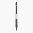 Carnaby Plunge-Action Aluminum Ballpoint Pen with Stylus — view 7