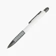 Carnaby Plunge-Action Aluminum Ballpoint Pen with Stylus — view 8