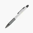Carnaby Plunge-Action Aluminum Ballpoint Pen with Stylus — view 9