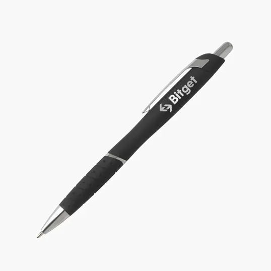 Script Plunge-Action Aluminum Ballpoint Pen — view 2