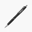 Script Plunge-Action Aluminum Ballpoint Pen — view 2
