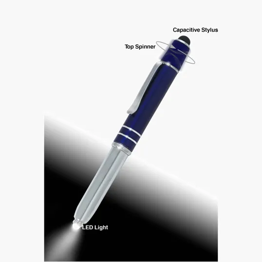 Legacy Spin 4-in-1 Ballpoint Pen with Stylus and LED Light — view 9