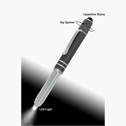 Legacy Spin 4-in-1 Ballpoint Pen with Stylus and LED Light — view 14