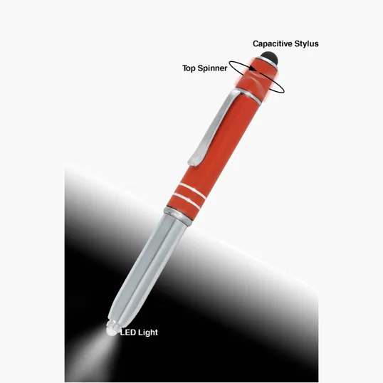 Legacy Spin 4-in-1 Ballpoint Pen with Stylus and LED Light — view 18