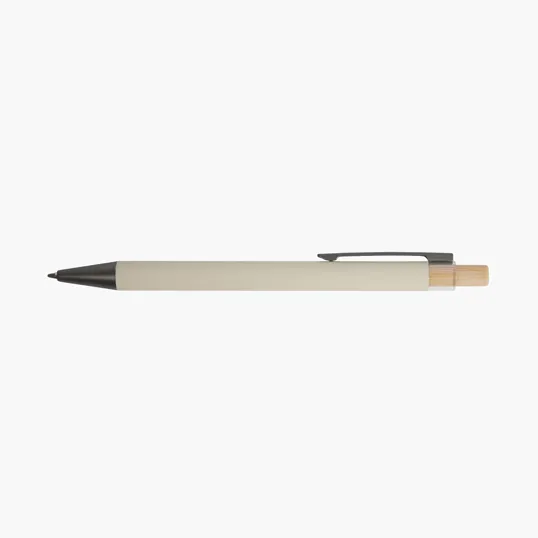 Arundi Recycled Aluminum Pen with Bamboo Plunger — view 11