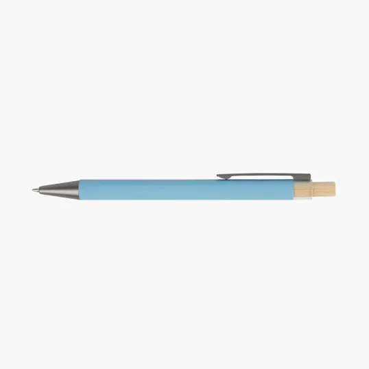 Arundi Recycled Aluminum Pen with Bamboo Plunger — view 14