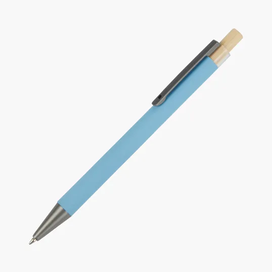 Arundi Recycled Aluminum Pen with Bamboo Plunger — view 15