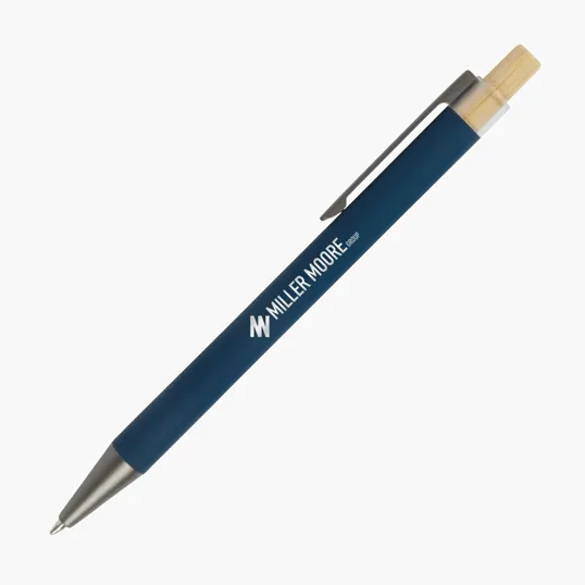 Arundi Recycled Aluminum Pen with Bamboo Plunger — view 16