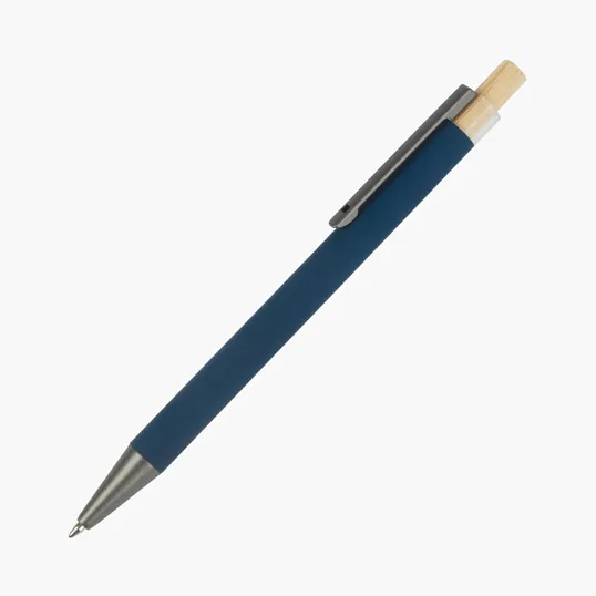 Arundi Recycled Aluminum Pen with Bamboo Plunger — view 19