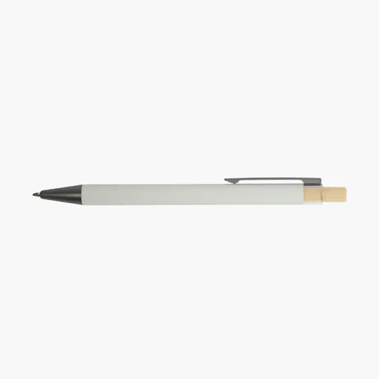 Arundi Recycled Aluminum Pen with Bamboo Plunger — view 21