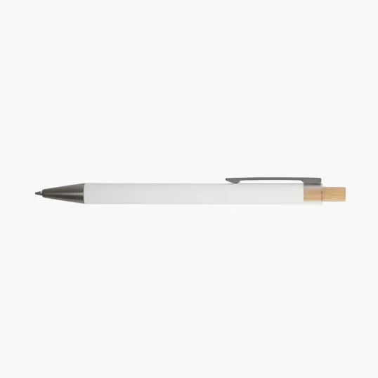 Arundi Recycled Aluminum Pen with Bamboo Plunger — view 25