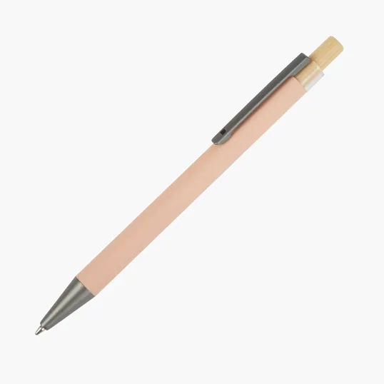 Arundi Recycled Aluminum Pen with Bamboo Plunger — view 29