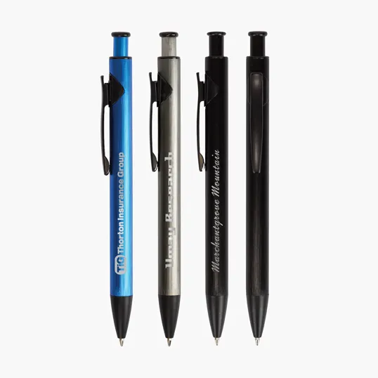 Illuminate Recycled Aluminum Plunge-Action Pen