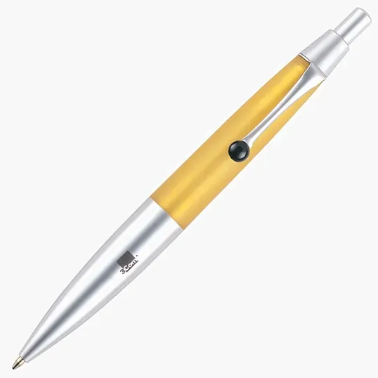 Manhattan Ballpoint Pen, Aluminum with Matte Silver Finish — view 4