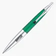 Manhattan Ballpoint Pen, Aluminum with Matte Silver Finish — view 3
