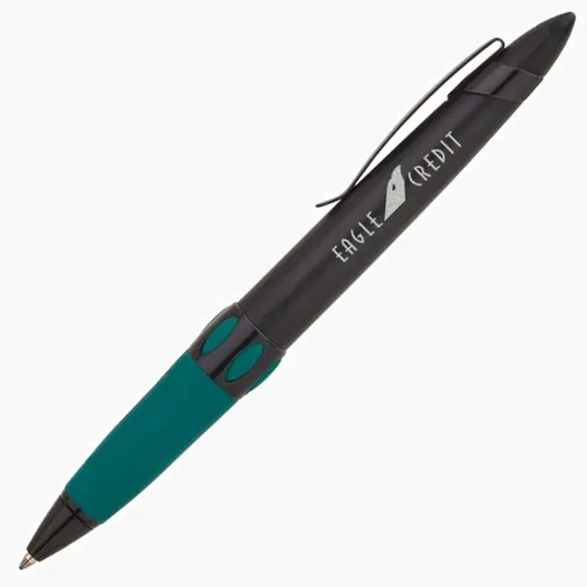 Catalan Brass Ballpoint Pen with Stylus Tip — view 2