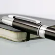 Presidio Ballpoint Pen, Solid Brass Twist-Action — view 4