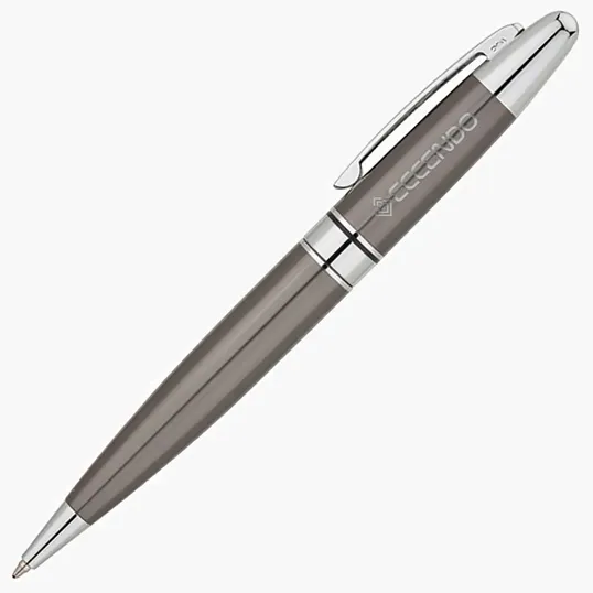 Presidio Ballpoint Pen, Solid Brass Twist-Action — view 3