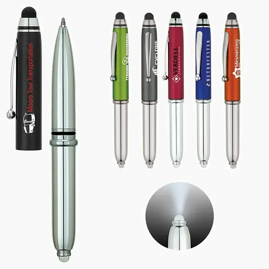 Valumark Volt Ballpoint Pen with Stylus and LED Light