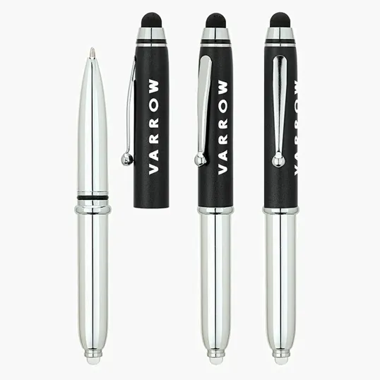 Valumark Volt Ballpoint Pen with Stylus and LED Light — view 3