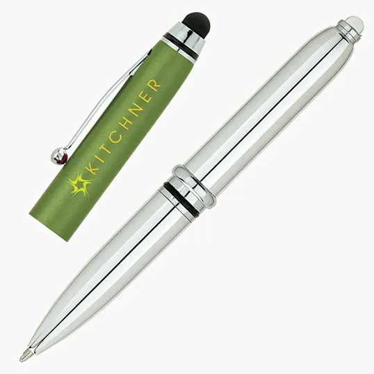 Valumark Volt Ballpoint Pen with Stylus and LED Light — view 4