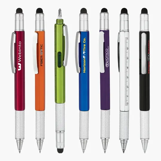 Basics Plastik Fusion 5-in-1 Work Pen