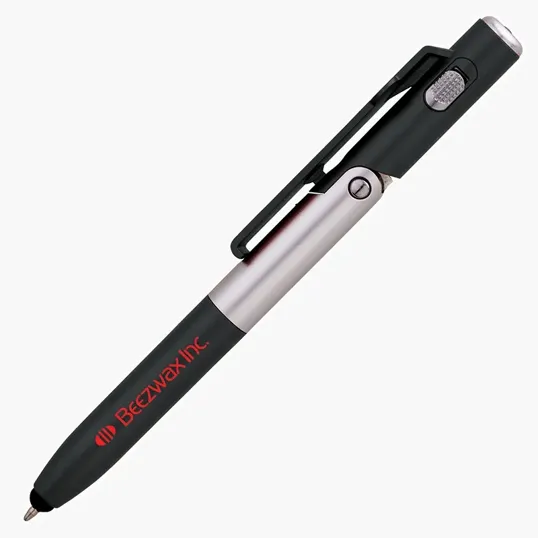 Madison 4-in-1 Ballpoint Pen with LED, Phone Stand, and Stylus — view 2