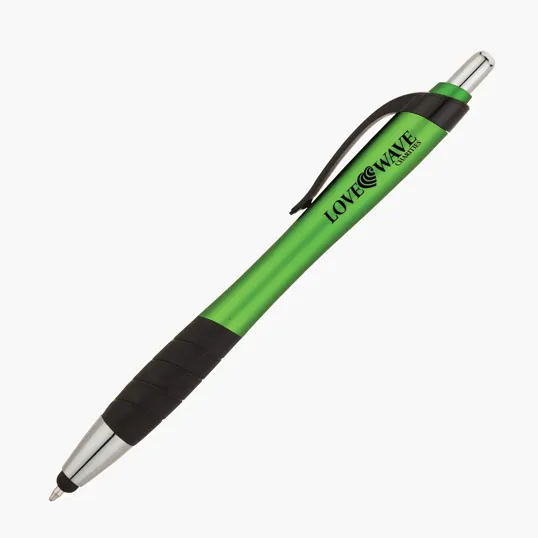 Wave® Metallic Ballpoint Pen with Stylus — view 4