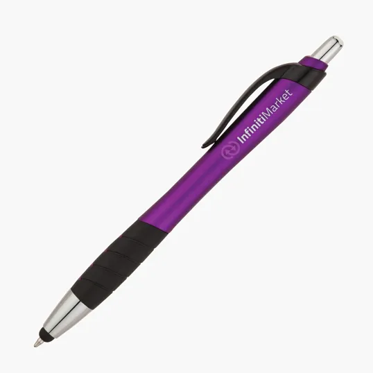 Wave® Metallic Ballpoint Pen with Stylus — view 10