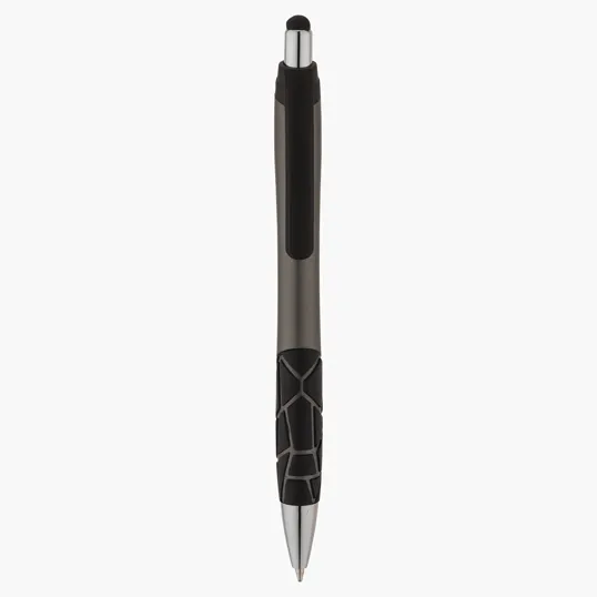 Basics Plastik Geo Ballpoint Pen with Stylus — view 5
