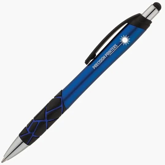 Basics Plastik Geo Ballpoint Pen with Stylus — view 9