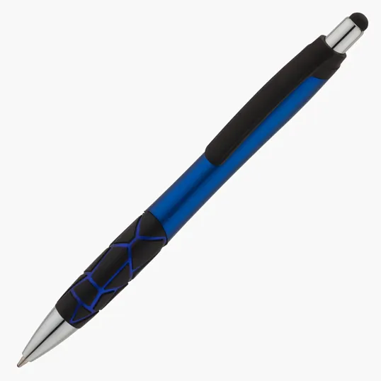 Basics Plastik Geo Ballpoint Pen with Stylus — view 12