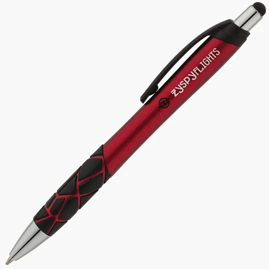 Basics Plastik Geo Ballpoint Pen with Stylus — view 13