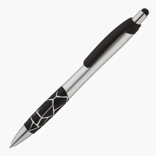 Basics Plastik Geo Ballpoint Pen with Stylus — view 20