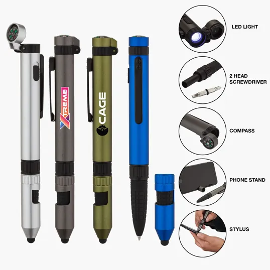 Rainier Utility Pen with Stylus